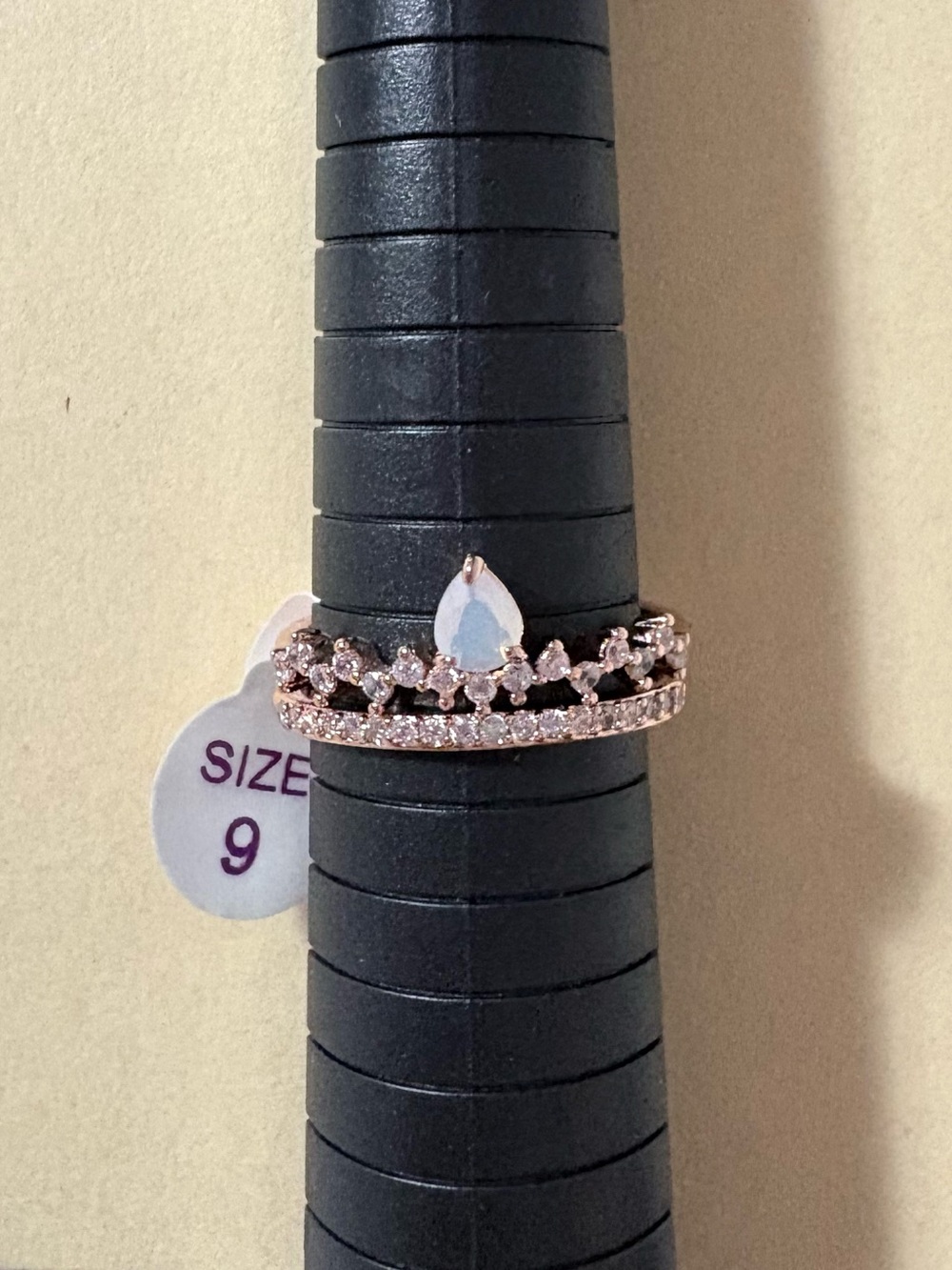 Bomb Party The Perfect Addition Tiara Ring Size 9